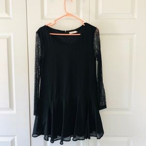 Babydoll Black Dress - Medium